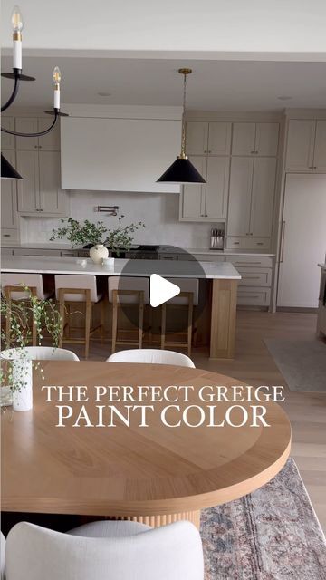 57K views · 2.5K likes | Cindy Nguyen | transitionalmodernhome on Instagram: "I changed my kitchen cabinet paint color 3x in the middle of the building process before I landed on this perfect greige!

@sherwinwilliams accessible beige 🫶🏻

✨Comment SHOP for the direct link to shop my home

✨Save, like, and follow as I continue to add more to our new custom built home 

#greigepaint #beigepaint #kitchenremodel #kitcheninspo #kitchendesign #kitcheninspiration #customhomedesign #interiordesign #interiordecor #transitionalmodern #organicmodern #neutraldecor" Accessible Beige 75%, Accessible Beige Sherwin Williams Cabinets Kitchen, Beige Gray Paint Colors, Sw Accessible Beige Cabinets, Accessible Beige Sherwin Williams Kitchen, Sw Accessible Beige Color Scheme, Accessible Beige Kitchen Cabinets, Accessible Beige Kitchen, Perfect Greige Sherwin Williams