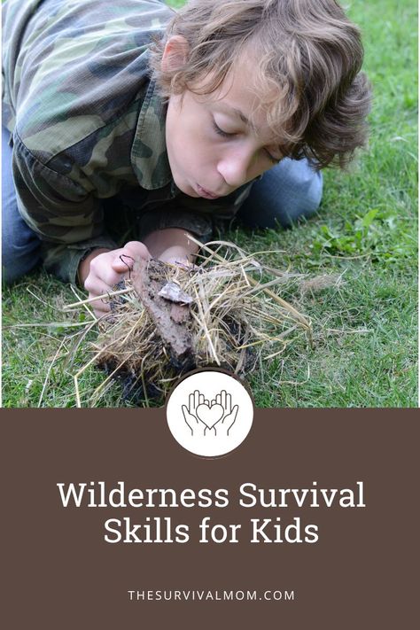 Survival Camp For Kids, Skills To Teach Your Kids, Kids Survival Activities, Wilderness Activities For Kids, Survival Games For Kids, Survival Unit Study, Outdoor Survival Activities For Kids, Outdoor Skills For Kids, Campfire Activities For Kids