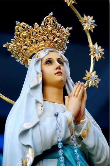 Mary Queen Of Heaven, Salve Regina, Virgin Mary Art, Mother Mary Images, Mama Mary, Queen Of Heaven, Christ The King, Lady Of Lourdes, Our Lady Of Lourdes