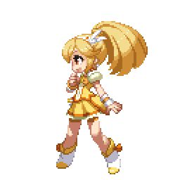 Precure Gif, Glitter Force Characters, Pixel Gif, Glitter Gif, Piskel Art, Pixel Characters, Pixel Animation, Cool Pixel Art, Pixel Art Characters