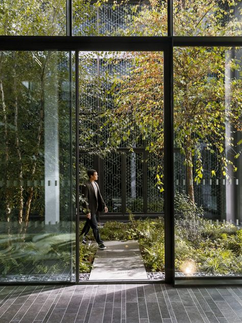 Private Gardens - Wardian Atrium Garden, Green Architect, Luxurious Garden, Glass Cases, Retail Facade, Urban Landscape Design, Meditation Garden, Sunken Garden, Internal Courtyard