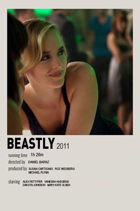 Beastly Movie, Dakota Johnson Movies, Movies To Watch Teenagers, Movie Hacks, Classic Films Posters, Night Film, Movie To Watch List, Iconic Movie Posters, New Movies To Watch