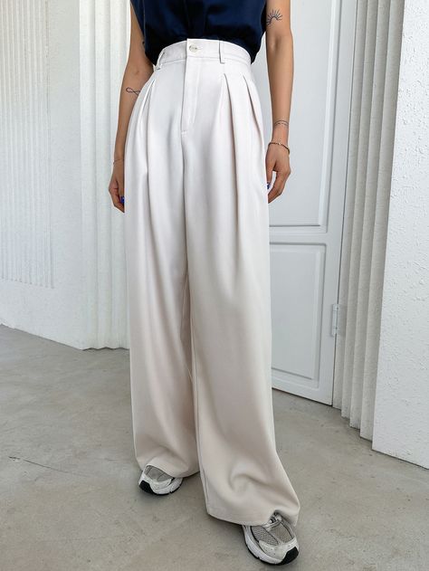 Wide Leg Suit Pants, Women Suit Pants, Women Suits, Suit Trousers, Spring Design, March 19, Suit Pants, Trouser Suits, White Collar