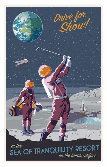 The Moon Poster, Space Travel Posters, Art Spatial, Space Tourism, Postal Vintage, Moon Poster, In The Moon, Space Poster, Bedroom Gift