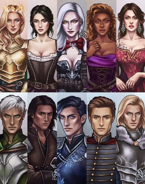 Throne Of Glass All Characters, Tog Characters Fanart, Stone Marshes Tog, Acotar Fanart Characters, Celeana And Chaol Fan Art, Throne Of Glass Fan Art Celaena, Celeana Sardothian Fanart, Manorian Fanart, Queen Of Shadows Fanart