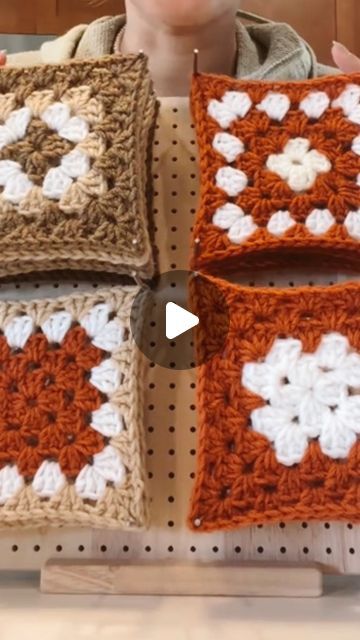 shelby | homeschool resources + activities | on Instagram: "I love crocheting granny squares and they’re way easier than I thought they’d be! 

Things I’ve learned from the crochet community on the clock app since making this video: spraying the squares should work fine instead of dunking them in water (I saw/read to soak red heart yarn so that’s why I soaked them) I can’t use a spray bottle multiple times in a row because it flares up my tendinitis so I honestly would rather get them wet like this. A lot of people don’t think you need to block but after blocking over 60 of these - wet blocking is far better than dry blocking, and I could not do this project easily without blocking them. This is a scrapyard project so some of the colors are slightly smaller yarn, so I’m also using the bloc Blocking Granny Squares, Diy Granny Square Blocking Station, How To Block Granny Squares, How To Block Crochet Work, Crochet Blocking, Yarn Project, Scrap Yarn, Crochet Blocks, Crochet Quilt