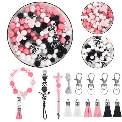 Cupid Craft, Rubber Bead, Keychain Making, Valentine's Week, Large Beads, Unique Keychains, Jewelry Making Kits, Beadable Products, Decorative Beads