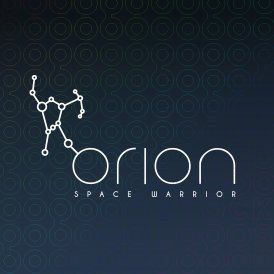 Orion  #logo #logo design Space Warriors, Hindu Wedding Invitations, Graphic Design Business Card, Logo Luxury, Social Media Designs, Make Your Logo, Wedding Logos, Logo Business, Graphic Design Branding