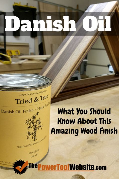 Danish Oil - What You Should Know About This Amazing Wood Finish via @https://www.pinterest.com/thepowertoolwebsite/ Woodworking Finishes, How To Apply Polyurethane, Danish Oil Finish, Fine Woodworking Project, Wood Projects Plans, Wood Finishing, Danish Oil, Wood Plans, Team Members