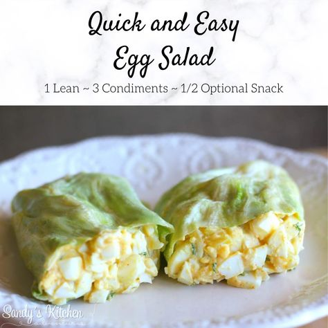 Egg Salad Recipe Easy, Classic Egg Salad Recipe, Best Egg Salad Recipe, Lean Protein Meals, Easy Egg Salad, Classic Egg Salad, Lean And Green, Lean Meals, Lean And Green Meals