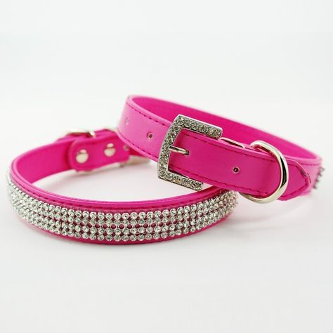 Enjoying Full Puppy Rhinestone Collar Dog Bling Collar PU Leather Diamante cat cat Collars * See this awesome image : Cat Collar, Harness and Leash Bling Dog Collars, Rhinestone Dog Collar, Dog Bling, Rhinestone Collar, Diamond Dogs, Leather Jewels, Image Cat, Collar Dog, Cat Accessories