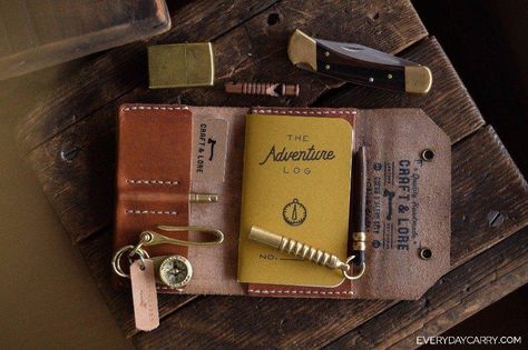 Field Notes Cover, T Craft, Belt Holder, Pocket Dump, Light Crafts, Field Notes, Edc Gear, Leather Projects, Leather Work