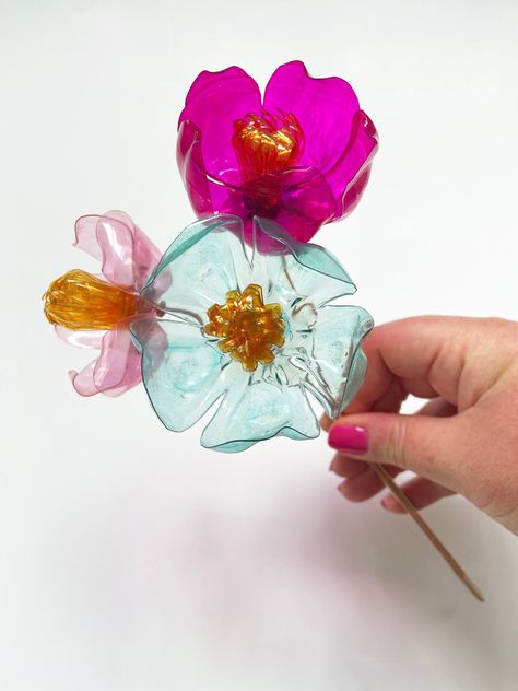 Edible Paper Flowers, Plastic Bottle Crafts Flowers, Mini Flower Bouquet, Plastic Bottle Flowers, Edible Paper, Mini Flowers, Plastic Bottle Crafts, Eco Gifts, Plastic Flowers