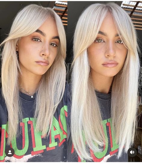 Belinda Lee, Middle Hair, Bright Blonde, Long Straight Hair, Artist On Instagram, Blonde Hair Color, Hair Dos, Straight Hair, Only 1