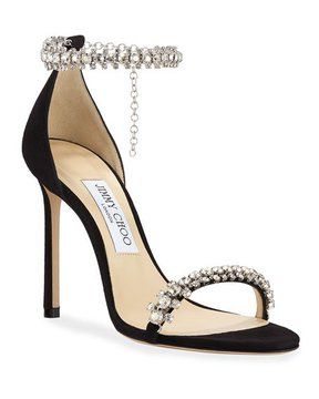 Jimmy Choo Boots, Fancy Heels, Crystal Anklet, Shoe Ideas, Fashionable Shoes, Jimmy Choo Heels, Killer Heels, Elegant Shoes, Stiletto Sandals