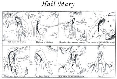 Hail Mary Prayer Printable | Free Mary Printables for Kids Hail Mary Prayer Catholic, Frog Classroom, Catholic Icing, Religion Activities, Crafts For Children, Catholic Homeschool, Catholic Education, Catholic Crafts, Religious Crafts