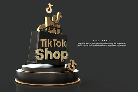 Tiktok shop logo 3d | Premium Psd #Freepik #psd #luxury-banner #gold-banner #golden-luxury #golden-banner Tiktok Shop Logo, Gold Banner, Tiktok Shop, Shop Logo, Vector Photo, Lorem Ipsum, Graphic Resources, ? Logo, Gold