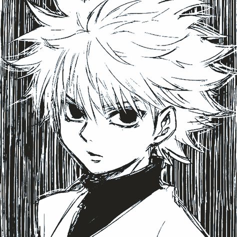 Hxh Killua, An Anime, Anime Character, Black And White, Hair, Anime, White, Black