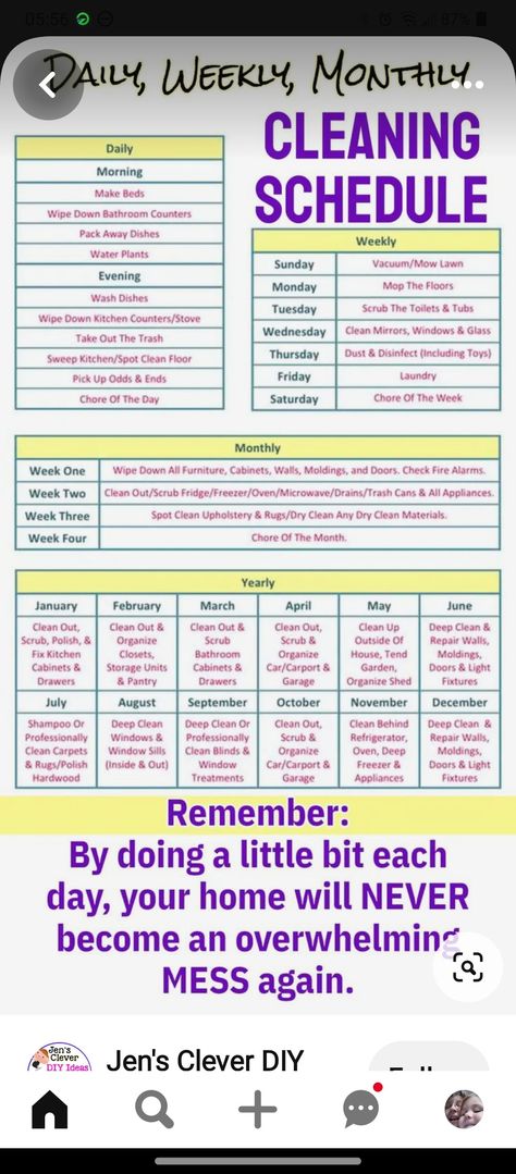 Daily Household Chore List, February Cleaning Checklist, Clean And Declutter House, Saturday Cleaning Schedule, Annual Cleaning Schedule, Daily Weekly Monthly Chores, Chore Schedule For Adults, How To Keep House Clean, Daily Chores To Keep House Clean