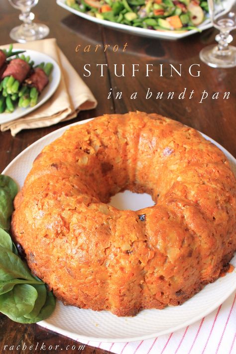 Although there are lots of wonderful stuffing versions out there, this Carrot Stuffing in a Bundt Pan recipe has always been my favorite! Stuffing In A Bundt Pan, Bundt Pan Recipes, Canned Carrots, Bread Stuffing, Carrot Bread, Pan Recipe, Challah Bread, Pan Recipes, Stuffing Recipes