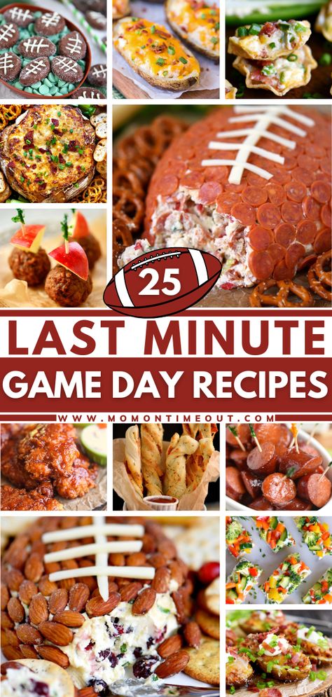 Easy Superbowl Party Food Ideas, Easy Game Day Snacks Appetizers, Quick Game Day Appetizers, Super Bowl Snacks Party Appetizers Easy, Quick Easy Football Appetizers, Easy Football Snacks Quick, Simple Game Day Food, Superbowl Appetizers Dips, Chicken Game Day Food