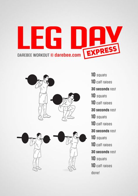 Darebee Leg Workout, Workouts Softball, Darebee Workout, Dumbbell Arm Workout, 300 Workout, Workouts Cardio, Resistance Training Workouts, Leg Day Workout, Tabata Workout