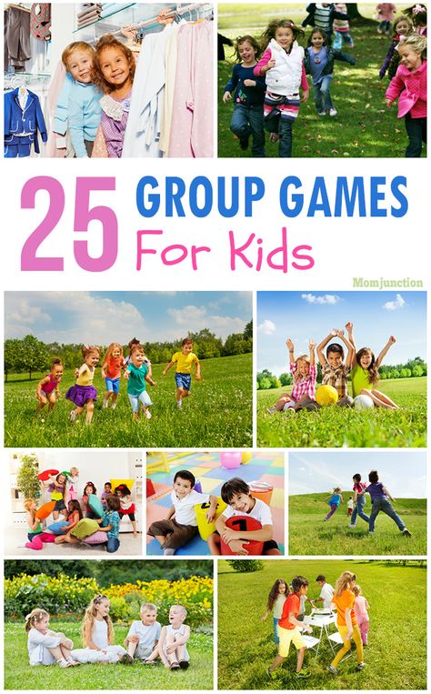 Top 25 Group Games For Kids: here are 25 group games that kids can enjoy using household items. Interesting Games For Kids, Field Day Games For Kids, Indoor Group Games, Field Day Games, Small Group Games, Group Games For Kids, Church Games, Summer Camp Games, Fun Group Games