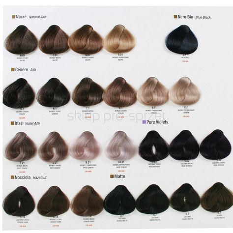 Alfaparf Color Chart, Hairstyle References, Color Rubio, Hair Color Chart, Different Hair Colors, Learn Colors, Hair Reference, Learning Colors, Character Development