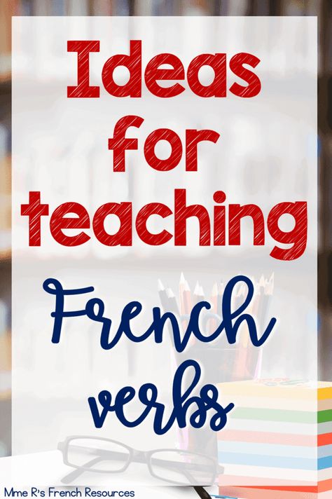 Need ideas for Teaching French verbs? Here are a few of my favorite ways to practice verb conjugation in core and immersion French classes. Get your French students speaking and writing with common French verbs with no-prep activities, student favorites, and this free French verb drill game you can use with any verb tense! French Er Verbs, French Verbs Conjugation, French Speaking Activities, Teaching Verbs, Conjugation Chart, Verbs Activities, French Classes, Cloze Activity, French Ideas