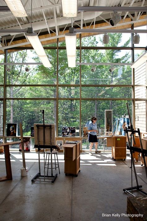 interlochen studio for the arts Studio For Art, Desiner Studio Interior, Artist Atelier Workspace, Art Studio Modern, University Art Studio, Open Space Studio, Artist Workspace Creative Spaces, Community Art Studio, Artist Studio Architecture