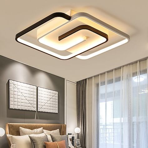 Power Consumption:40; Bulb Base:LED Integrated; Initial Lumens:3000; Color Temperature:3000-6000; Bulb Type:LED; Suggested Space Fit:Shops / Cafes,Dining Room,Bedroom,Living Room; Type:Flush Mount Lights; Style:Modern,LED; Finish:Painted Finishes; Light Direction:Ambient Light; Suggested Room Size:10-15㎡; Fixture Height:6; Fixture Width:45; Fixture Length:45; Number of Bulb:2-Light; Light Source Included or Not:LED Light Source Included; Certification:CE Certified; Features:Geometric Shapes; Net Dream Rooms Ceiling Lights, Modern Led Ceiling Lights The Home Depot, Led Criling Lights Lines, Modern Led Lights Bedroom, Doble Lamp Livinroom, Modern Ceilings Lights, Ceiling Lights Livingroom, Led Ceiling Lights Living Room Uk, Lights For Livingroom