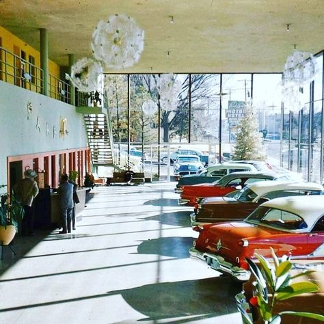 Oldsmobile showroom in 1956 - Ryan Richards on Instagram: “Oldsmobile Dealership, Albuquerque New Mexico” Albuquerque News, Albuquerque New Mexico, Land Of Enchantment, Route 66, Car Collection, New Mexico, Cadillac, Vintage Cars, Showroom