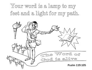 Coloring activity and prayer starter for Psalm 119:105. Free Bible Coloring Pages, Name Coloring Pages, Sunday School Coloring Pages, Thy Kingdom Come, Coloring Page Free Printable, Printable Prayers, Thy Will Be Done, Lord’s Prayer, The Lord's Prayer