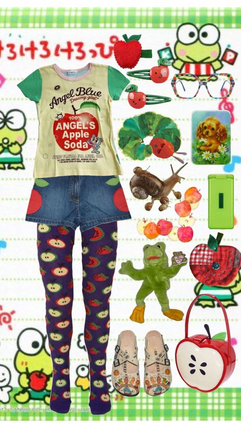 Weird Kid Outfits, Whimsicore Outfits, Dream Core Outfits, Twee Clothing, Kitschy Fashion, Twee Core, Funk Outfit, Twee Whimsical, Cute Colorful Outfits