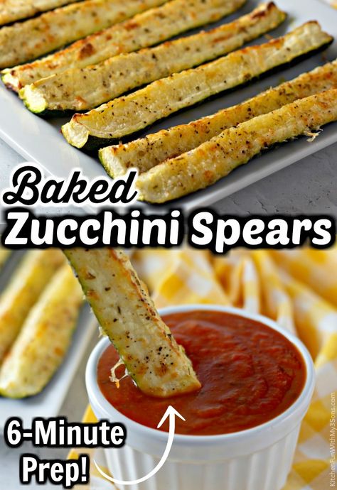 Baked Zucchini Spears Recipes, Keto Side Dish For Burgers, Roasted Zucchini Spears, Quick Zucchini Recipes Side Dishes, Zucchini Spears Baked, Baked Zucchini Spears, Oven Baked Zucchini Spears, Zucchini Spears, Zucchini Dessert