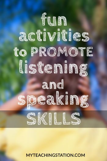 Communication Skills Activities, Listening Skills Activities, Communication Development, Communication Activities, Listen And Speak, Simple Activities, Effective Communication Skills, Non Verbal, Speaking Activities