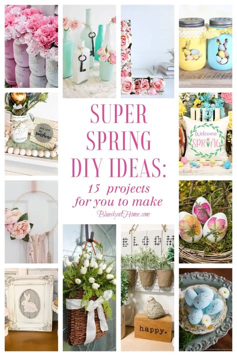 Spring Diy Decor, Spring Diy Projects, Spring Porch Decor, Upcycle Repurpose, Spring Decor Diy, Spring Craft, Spring Decorating, Spring 2025, Easter Decorations Christian