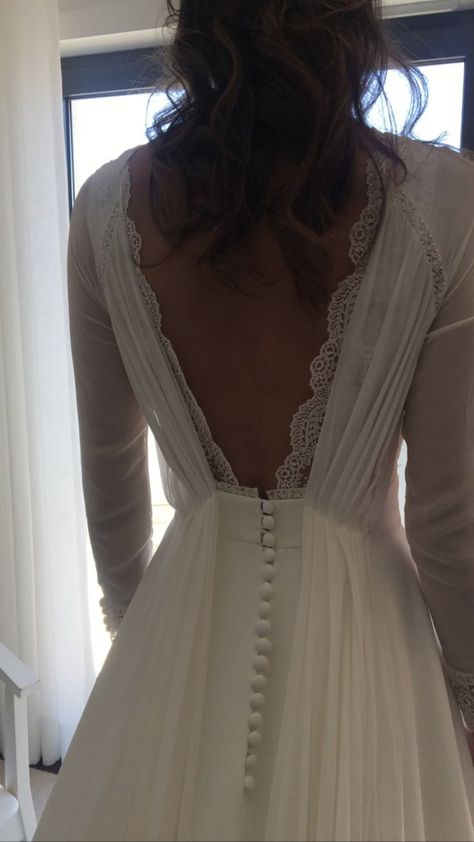 Wedding Detail Shots, Wedding Dress Buttons, Back Wedding Dress, Dream Wedding Ideas Dresses, Detail Shots, Wedding Mood, Wedding Dress Inspiration, Wedding Dress Long Sleeve, Wedding Dresses Simple