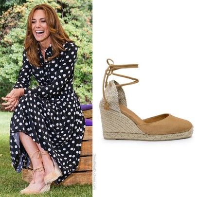 Kate Middleton Espadrilles, Kate Middleton Espadrilles Wedges, Kate Middleton Wedges, Castaner Carina, Kate Middleton Shoes, Espadrilles Outfit, Royalty Style, Kiss Outfits, Princess Catherine