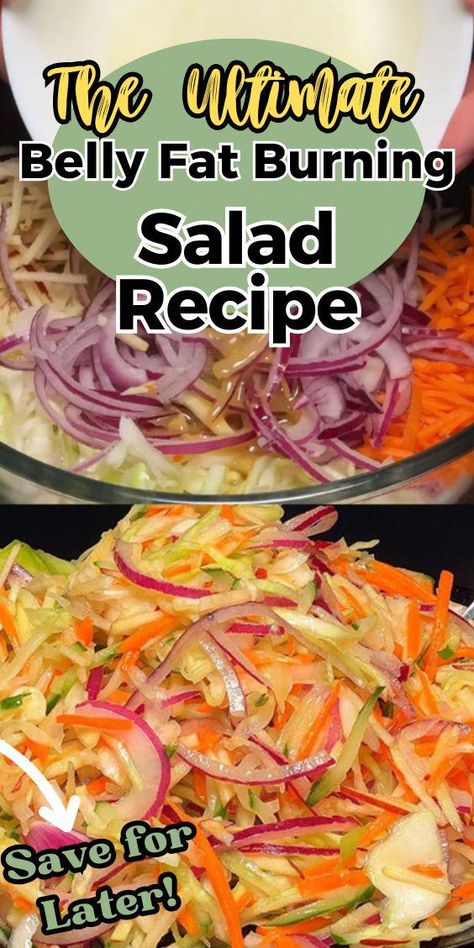 The Ultimate Belly Fat Burning Salad #BestMealPlanForWeightLoss Loss Weight Salads Fat Burning, Losing Weight With Salads, Food That Burns Belly Fat Fast, Low Calorie Salads, Health Salad Recipes, Fat Burning Meals, Low Fat Salads, Belly Fat Burning Foods, Starting A Diet