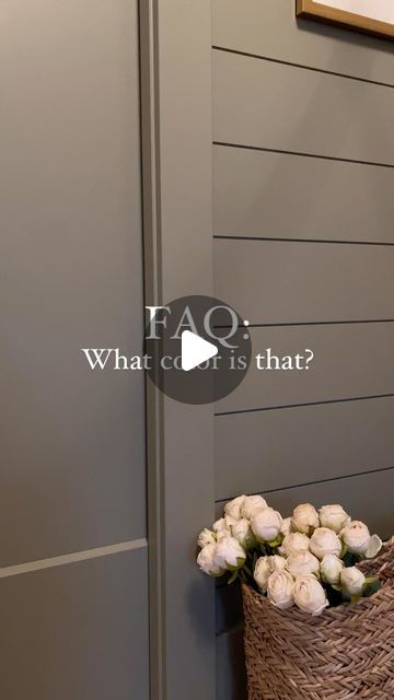 Laura on Instagram: "Lots of questions about our mudroom paint color! Save this for your next project 🫶 #mudroom #paintcolor #homedecor #creeksidegreen #transitionaldesign #cozyhome #interiordesign #homeinspo #myhomestyle #ａｅｓｔｈｅｔｉｃ #homeswithpurpose #homedesign #homestyle Mudroom design, shiplap, cozy home, choosing paint colors, home styling ideas, decorating homes, interior design, transitional home, home inspiration" Mudroom Ideas Entryway Paint Colors, Mudroom Paint Color Ideas, Interior Design Transitional, Mudroom Paint, Mudroom Paint Color, Home Styling Ideas, Mudroom Entryway, Mudroom Decor, Choosing Paint