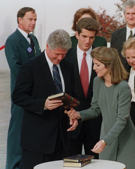 caroline kennedy and bill clinton - Yahoo Search Results Dedication Ceremony, Bill And Hillary Clinton, Lost Lands, John Junior, Jackie Onassis, Jfk Jr, John Fitzgerald, Sweet Caroline, Usa Presidents