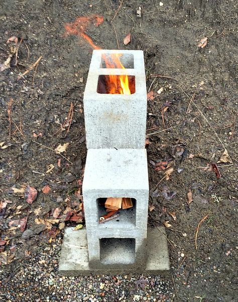 How to Build a Rocket Stove Rocket Oven Diy, Cinder Block Rocket Stove, Rocket Stove Heater, Rocket Stove Plans, Attainable Sustainable, Diy Rocket Stove, Rocket Stove Design, Build A Rocket, Diy Rocket