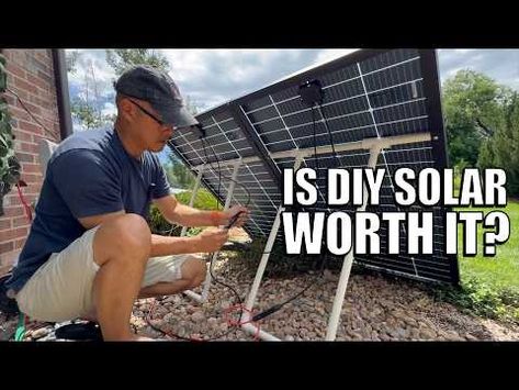 My Cheap DIY Solar Suitcase vs the Best Portable 400 Watt Solar Panels - YouTube Free Solar Panels, Solar Shower, Diy Solar Panel, Portable Solar Panels, Diy Solar, Emergency Kit, Cheap Diy, Solar Panels, Solar