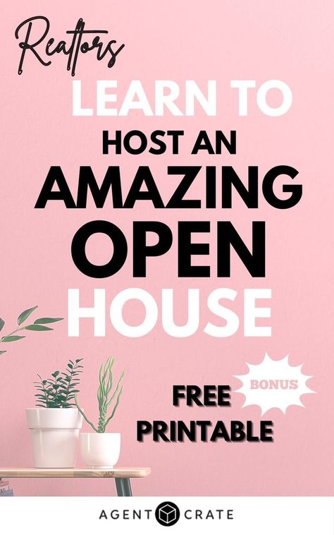 Learn all the best TIPS AND TRICKS to hosting an amazing real estate open house! Filled with real estate open house ideas! Also, as a bonus, we've included a FREE PRINTABLE of our popular real… Real Estate Open House Ideas, Open House Real Estate Marketing, Open House Gifts, Open House Gift, Open House Ideas, Real Estate Marketing Gifts, Real Estate Marketing Postcards, Real Estate Marketing Quotes, Real Estate Marketing Strategy