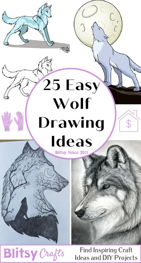 Wolf Painting Acrylic Easy Step By Step, How To Draw A Wolf Step By Step Easy, Wolf Drawings Pencil, How To Paint A Wolf, Step By Step Wolf Drawing, How To Draw A Wolf Easy, How To Draw A Wolf Step By Step, Wolf Painting Ideas, Easy Wolf Painting