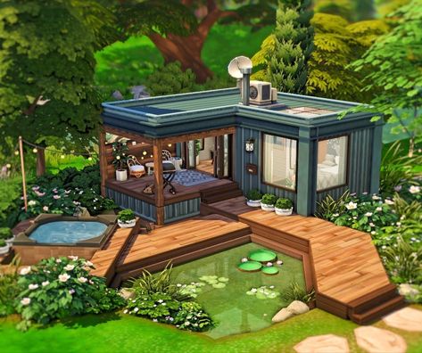 Sims 4 Tiny Home, Sims Neighborhood, Sims 4 Tiny House, Desert Luxe, Snowy Escape, Sims 4 Content, Sims 4 Cottage, Sims 4 Houses Layout, Lotes The Sims 4