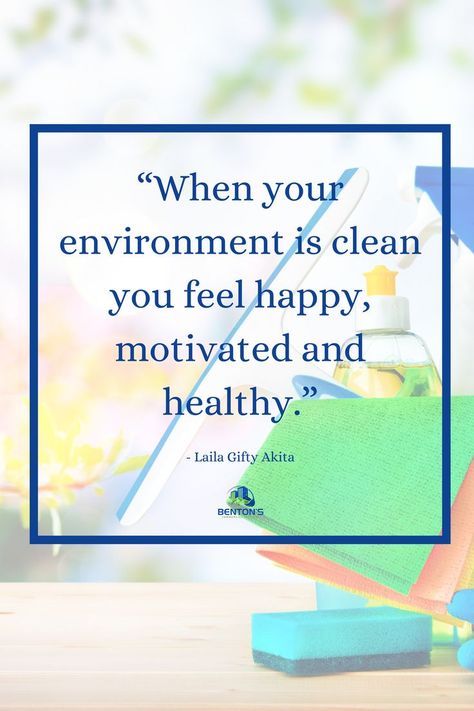 Keep your environment clean so that you always feel happy, motivated, and healthy. You don’t have time to clean your office space? Let Benton’s Commercial Cleaning take care of the cleaning for you! We are one call away from all your commercial cleaning needs. Happy Monday! Keep Environment Clean Posters, Cleaning Quotes Motivational, Cleaning Quotes Business, Cleanliness Quotes, Clean House Quotes, Cleaning Humor, Peachy Clean, Office Rules, Office Posters