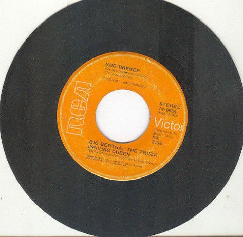 BUD BREWER 45 rpm Big Bertha The Truck Driving Queen Cotton Picking, Mary Go Round, Charley Pride, Big Bertha, Truck Driving, 45 Rpm Record, Music Charts, Lie To Me, 45 Rpm