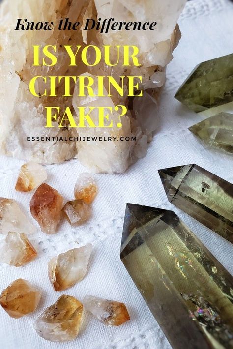 Know the difference between Heat-treated Citrine and Natural Citrine. How can you tell the difference? Read this blog post to learn more or Pin for later. Fake Citrine, Citrine crystal, Natural Citrine, Crystal Healing, Crystal knowledge tips, #Citrine Nature Witch, Become Wealthy, Spiritual Tools, Heat Treating, Olive Green Color, Crystal Meanings, Citrine Crystal, Natural Citrine, Crystal Grid